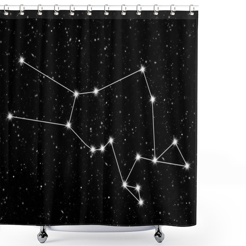 Personality  Constellation Taurus Shower Curtains