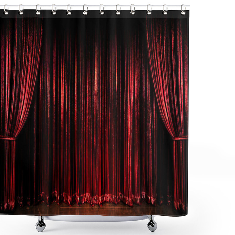 Personality  Red Curtains Shower Curtains