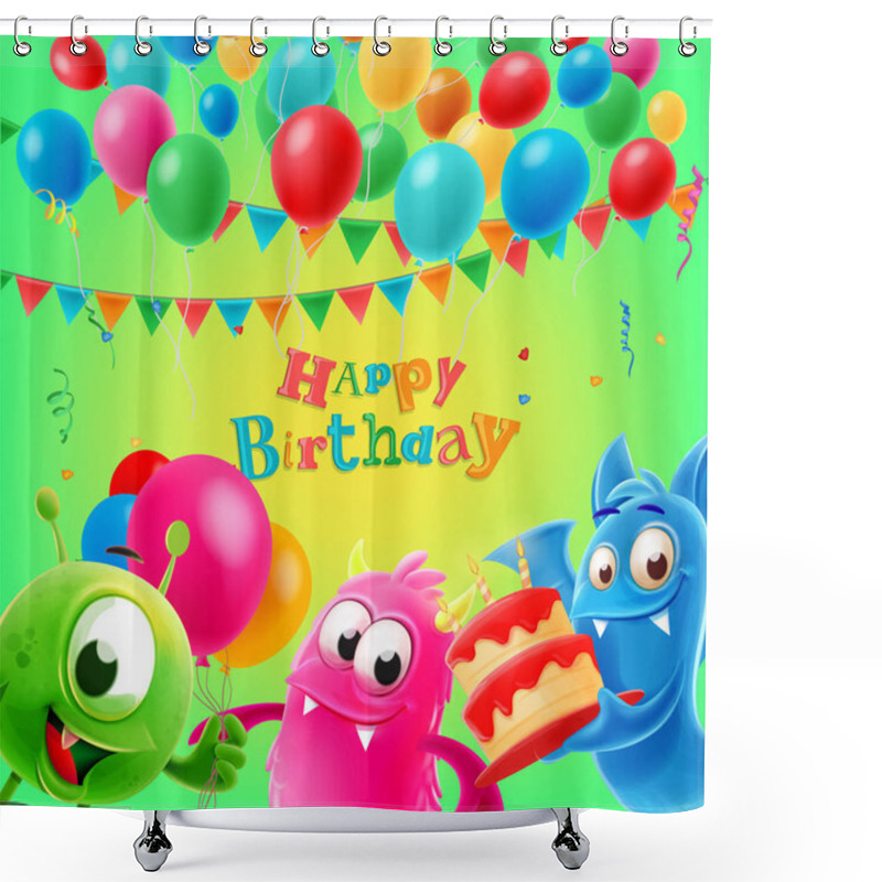 Personality  Birthday Party Invitation  Shower Curtains