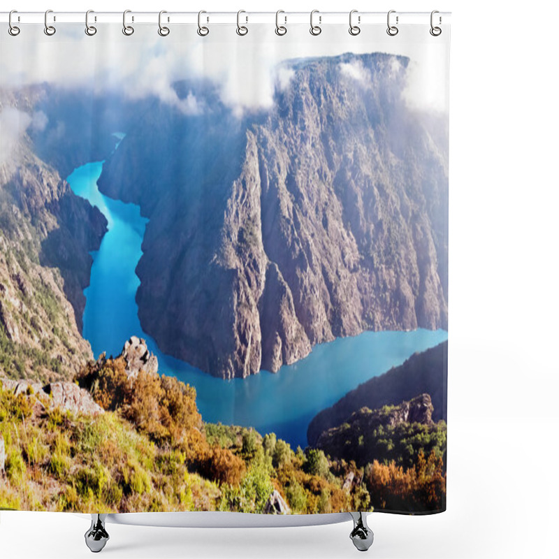 Personality  Canyon De Rio Sil, Galicia, Spain Shower Curtains