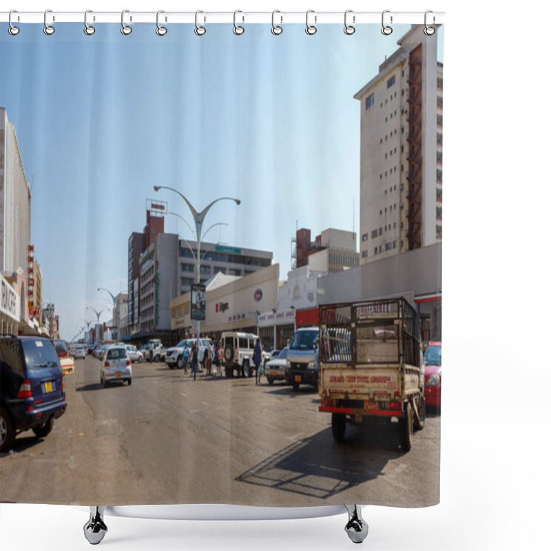 Personality  Street In Bulawayo City, Zimbabwe Shower Curtains