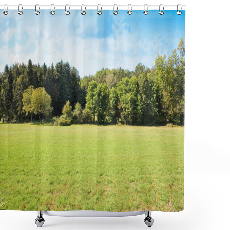 Personality  Land Plot Management - Real Estate Concept With A Vacant Land Available For Building Construction  Shower Curtains