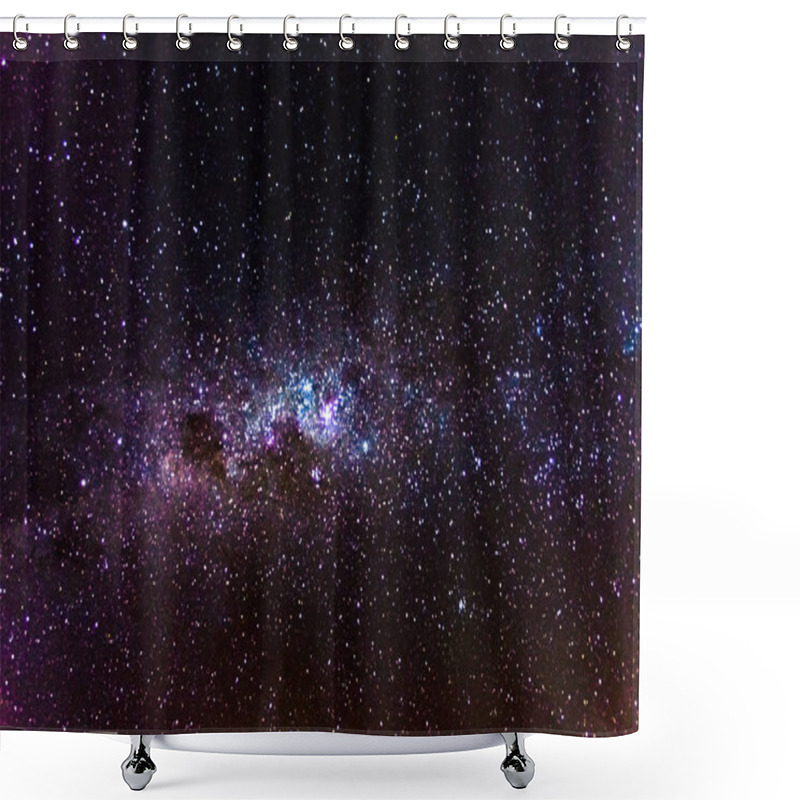 Personality  Starry Sky Photo Of Milky Way, Galaxies, And Universe In The Space. Shower Curtains