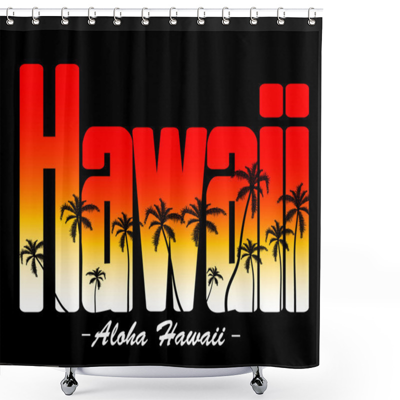 Personality  Aloha Hawaii  Shower Curtains