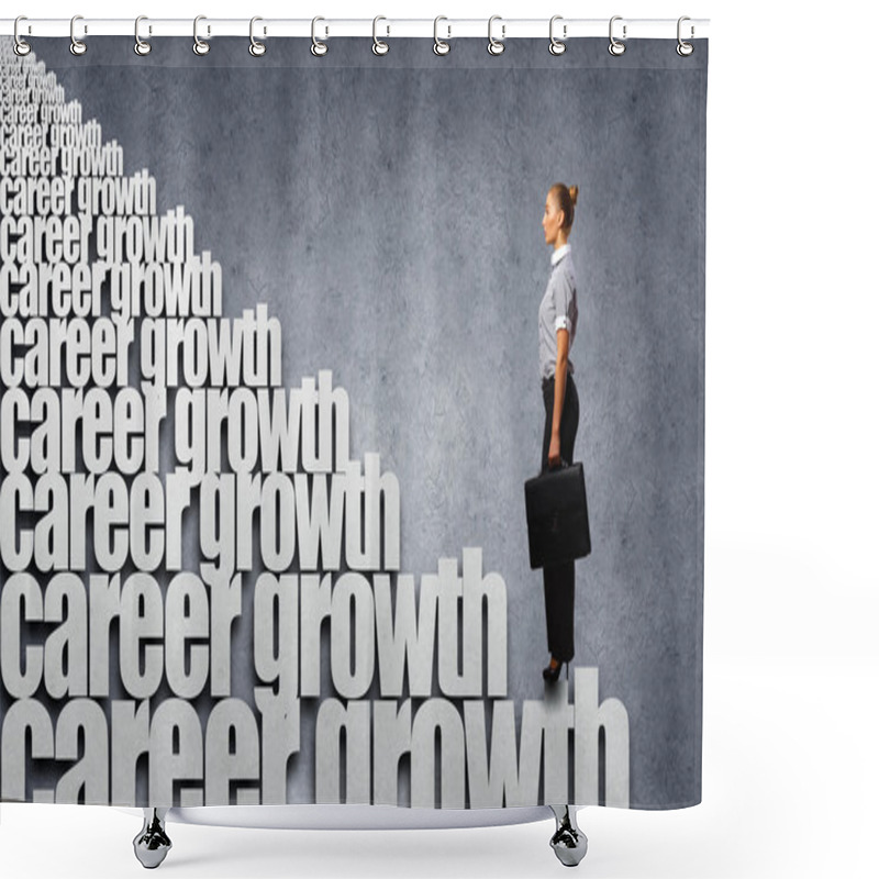 Personality  Career Growth Shower Curtains