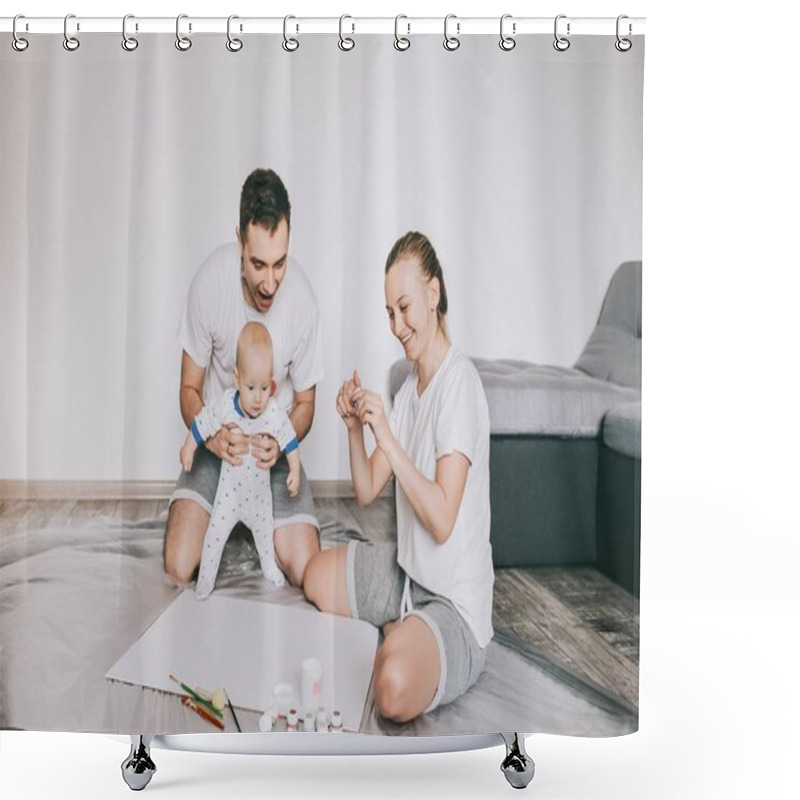 Personality  Family Shower Curtains