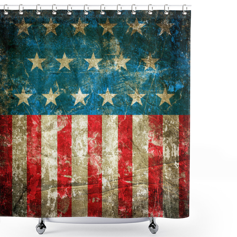 Personality  USA Style Background Shower Curtains