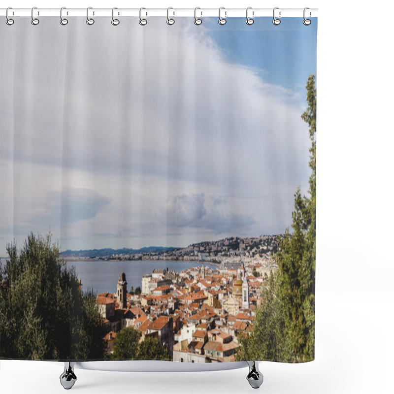 Personality  Aerial View Shower Curtains