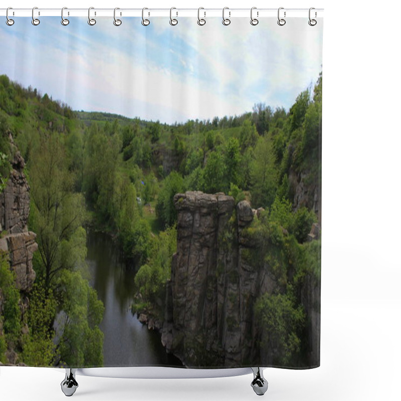 Personality  Buki. Canyon In Ukraine Shower Curtains