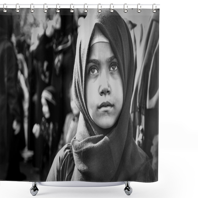 Personality  Children Takes Part In An Ashura Ceremony Shower Curtains