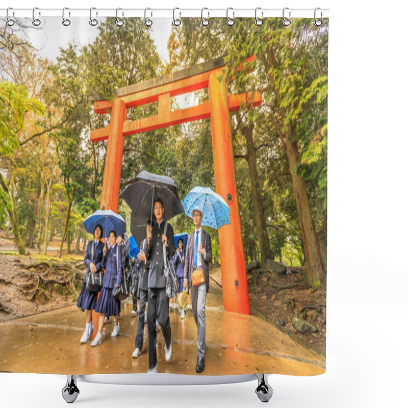 Personality  Torii At Kasuga Taisha Shower Curtains