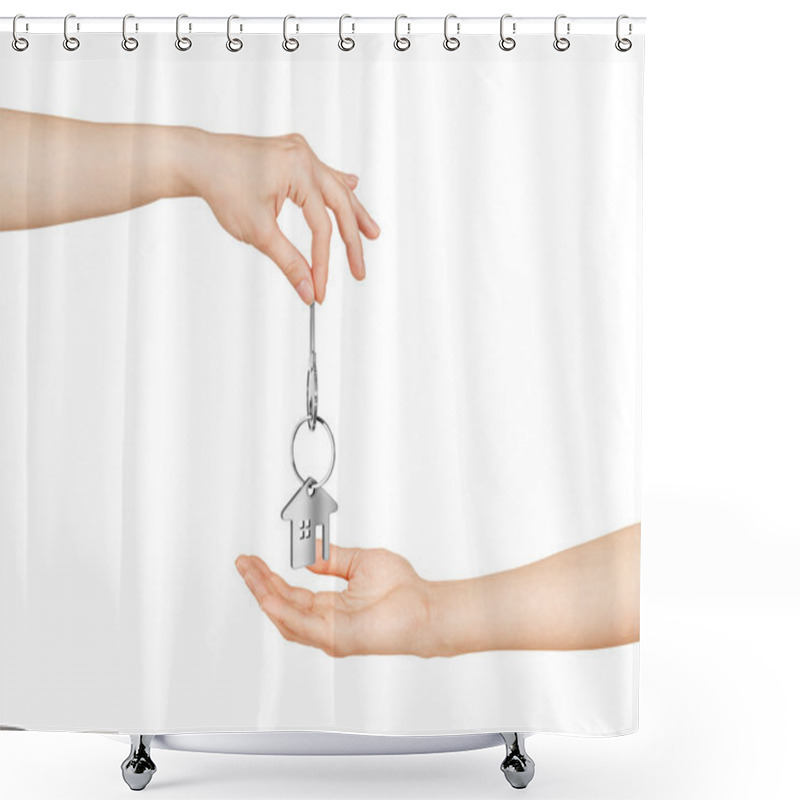 Personality  Hands And Key Shower Curtains