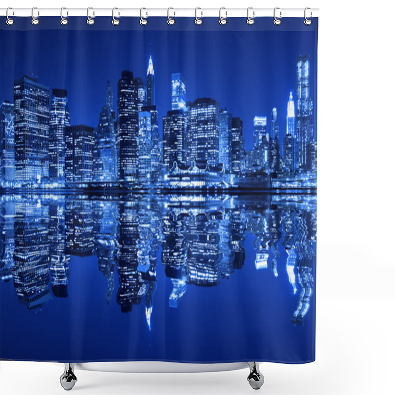 Personality  Lower Manhattan Shower Curtains