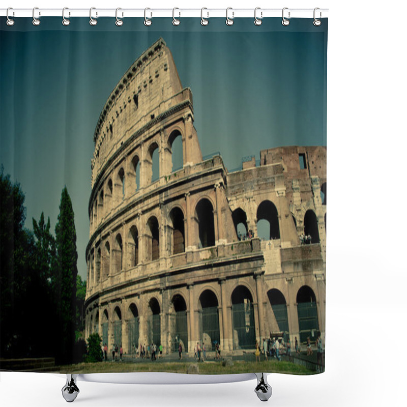 Personality  Colosseum Calm Day Shower Curtains