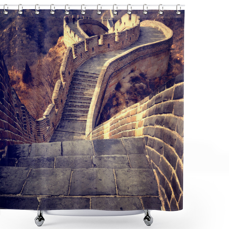 Personality  Great Wall Of China Shower Curtains