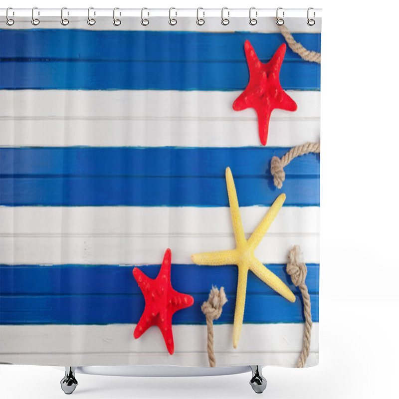 Personality  Marine Composition. Shower Curtains