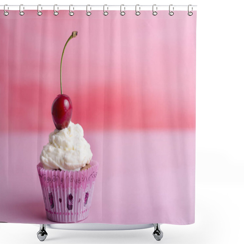 Personality  Cupkake,muffin,cake,birthday,cherries Shower Curtains