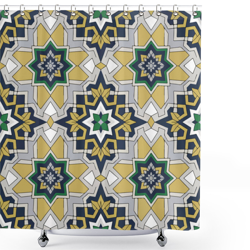 Personality  The Timeless Beauty Of Islamic Geometric Patterns. Shower Curtains