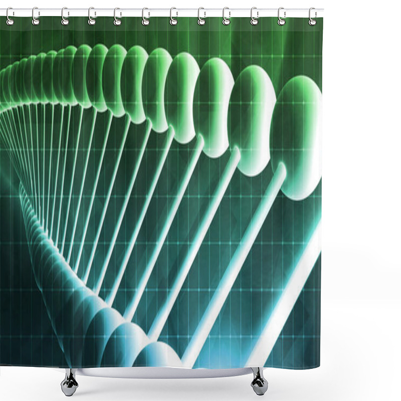 Personality  Genetic Code Concept Art Shower Curtains