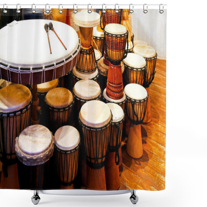 Personality  Drums Shower Curtains