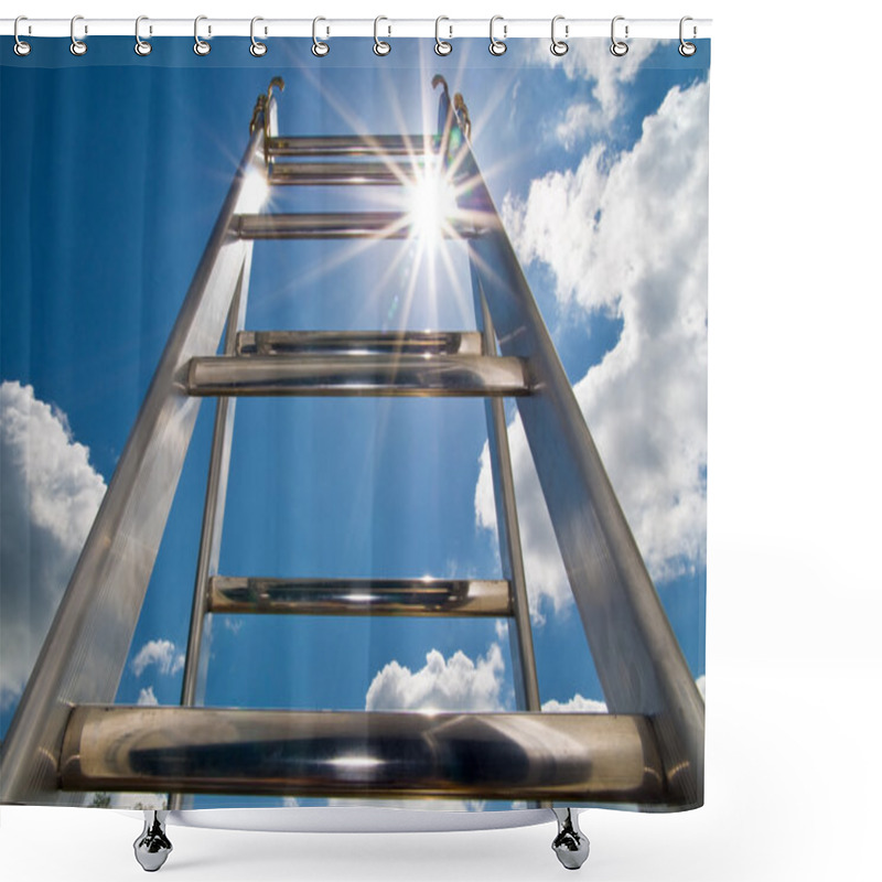 Personality  Ladder Of Success Shower Curtains