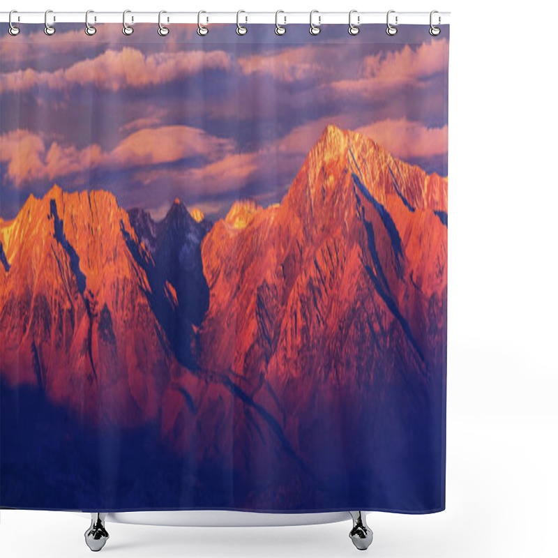 Personality  Sierra Nevada Mountains Shower Curtains