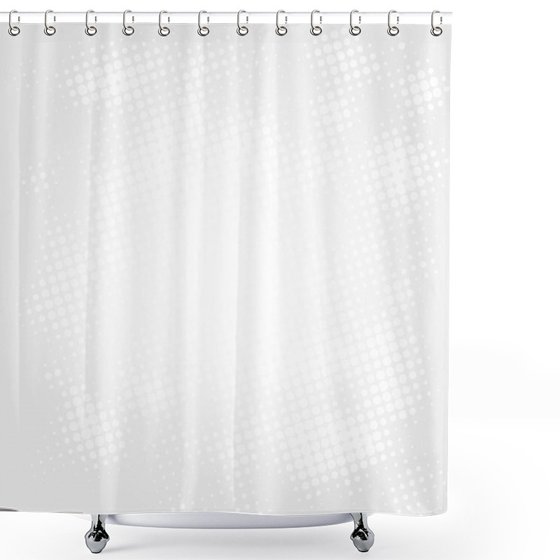 Personality  Beautiful White Background 2 Shower Curtains