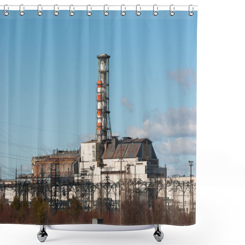 Personality  The Chernobyl Nuclear Pwer Plant, 2012 March 14 Shower Curtains