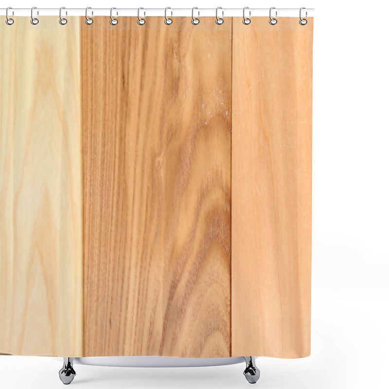 Personality  Background Of Three Boards (linden, Elm, Acacia) Shower Curtains