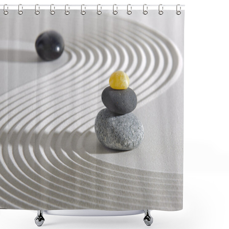 Personality  Japanese Zen Garden Shower Curtains