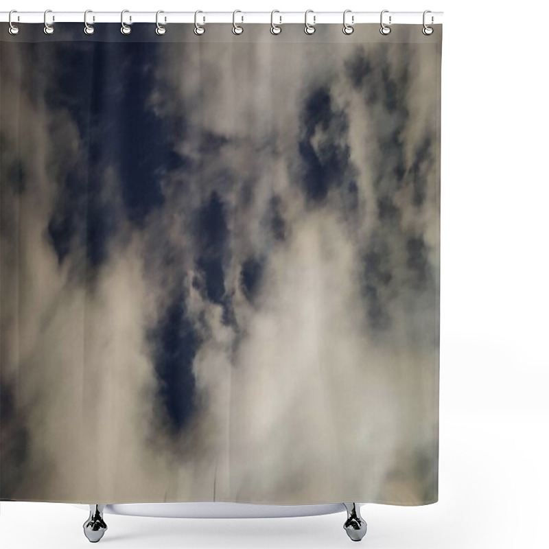 Personality  Mystical Cloud Formations Under The Night Sky: A Canvas Of Shadows And Dreams Shower Curtains