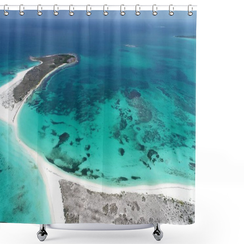 Personality  Caribbean Sea, Los Roques: Vacation Travel On Blue Sea And Paradisiac Islands. Dream. Tropical Vacation. Tropical Travel. Great Beach Scenery. Beautiful Landscape. Travel Scenery. Vacation Scenery. Deserted Beaches. Tranquility, Recreation Scene. Shower Curtains