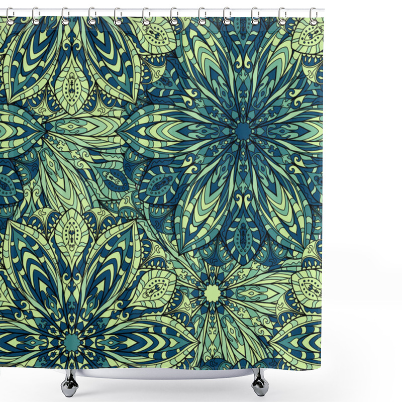 Personality  Seamless Mandala Pattern Shower Curtains