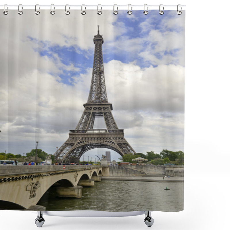 Personality  Eiffel Tower In Paris, France Shower Curtains