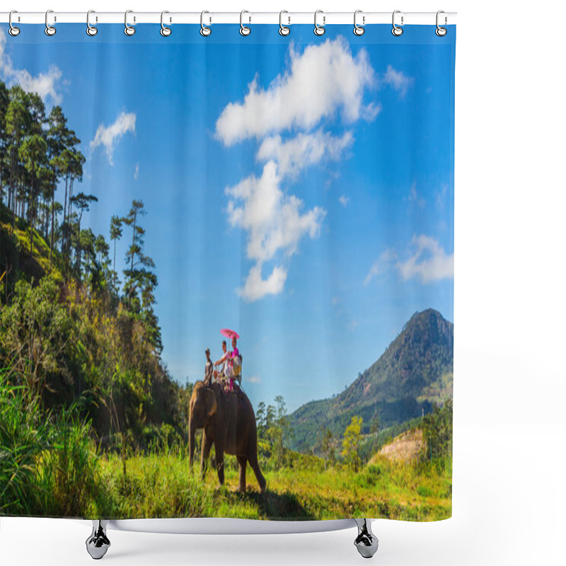 Personality  Farm Of Elephants In Dalat. Vietnam Shower Curtains