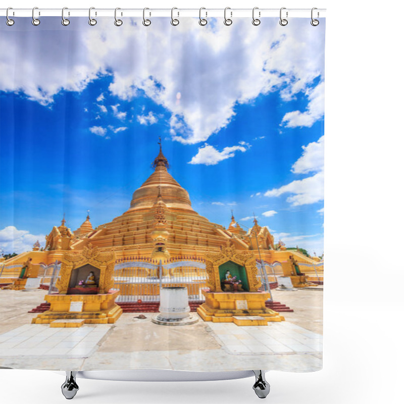 Personality  Kuthodaw Temple At Mandalay Shower Curtains