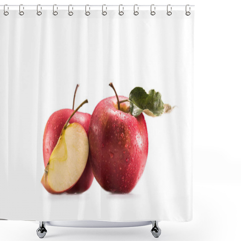 Personality  Fresh Ripe Apples Shower Curtains