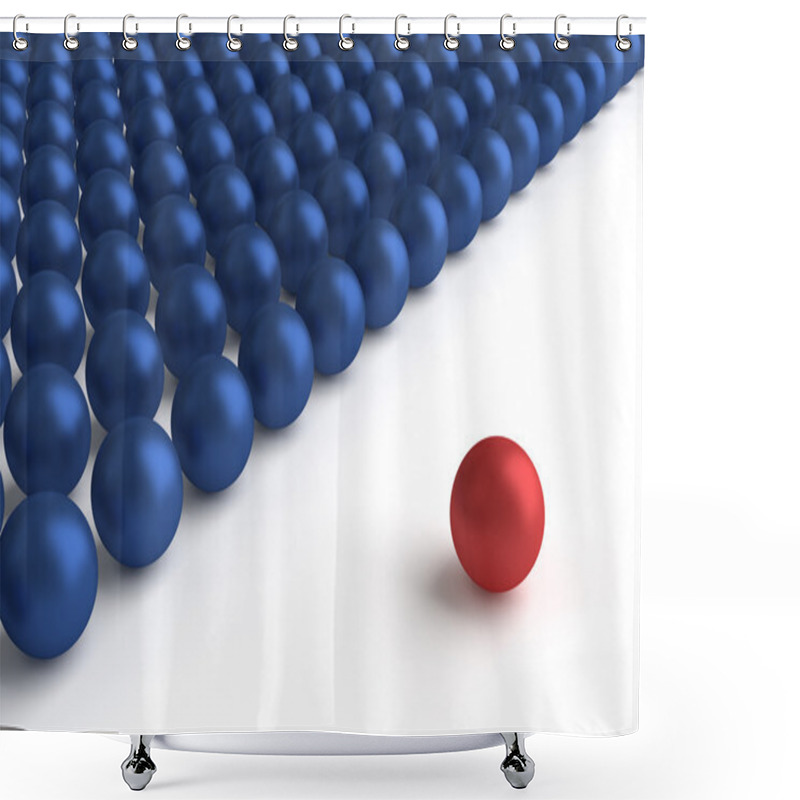 Personality  Stand Out From The Crowd Shower Curtains