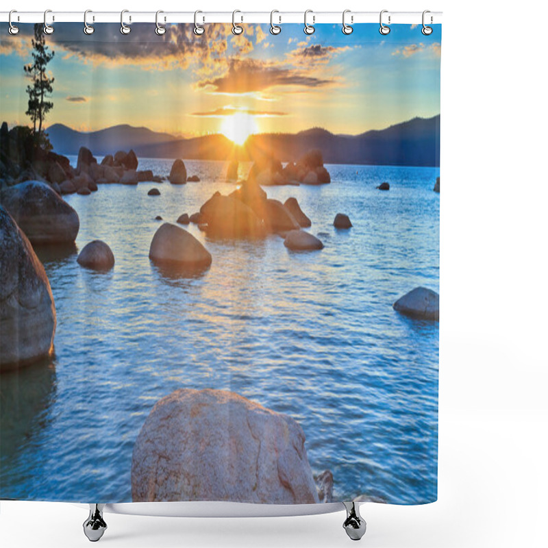 Personality  Lake Tahoe Shower Curtains