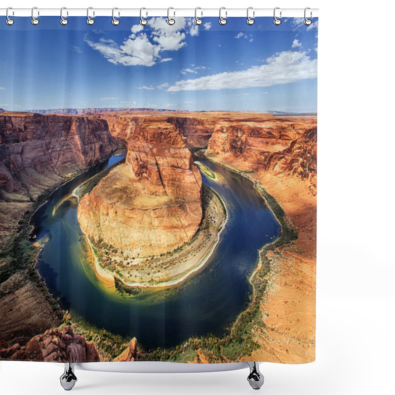 Personality  Horse Shoe Bend Shower Curtains