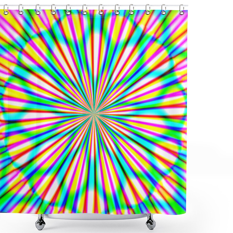 Personality  Abstract Background Of The Gradient With Visual Wave And Lighting Effects, Good For Your Project Design. Abstract Coloring Background Shower Curtains