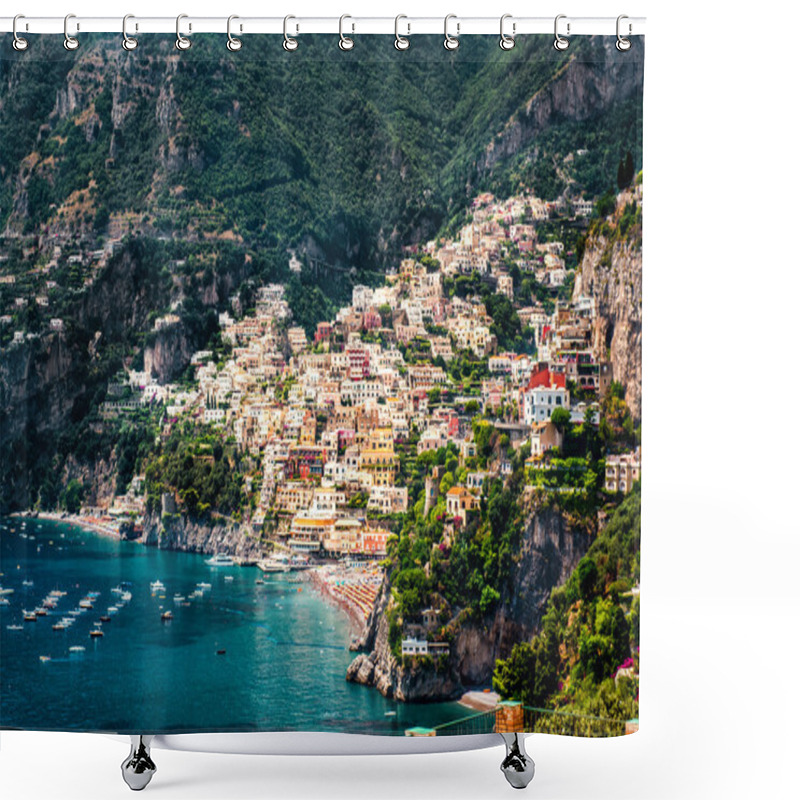 Personality  Amazing Amalfi Coast. Positano, Italy Shower Curtains