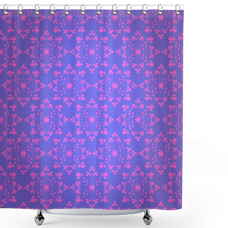 Personality  Geometric Seamless Pattern. Netting Structure. Abstract Pattern Shower Curtains