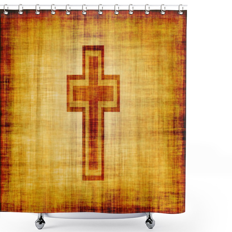 Personality  Christian Cross Shower Curtains