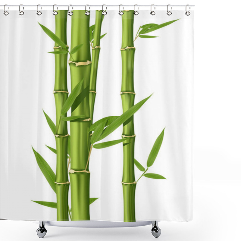 Personality  Bamboo Shower Curtains