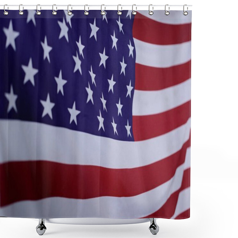 Personality  Usa Flag, America's Independence Day Concept Shower Curtains