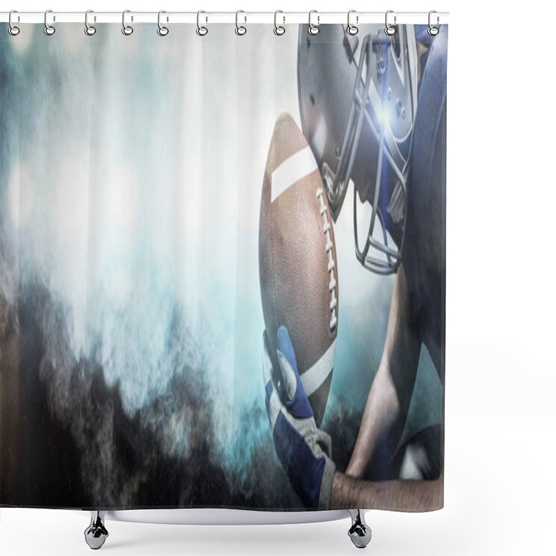 Personality  American Football Player  Shower Curtains