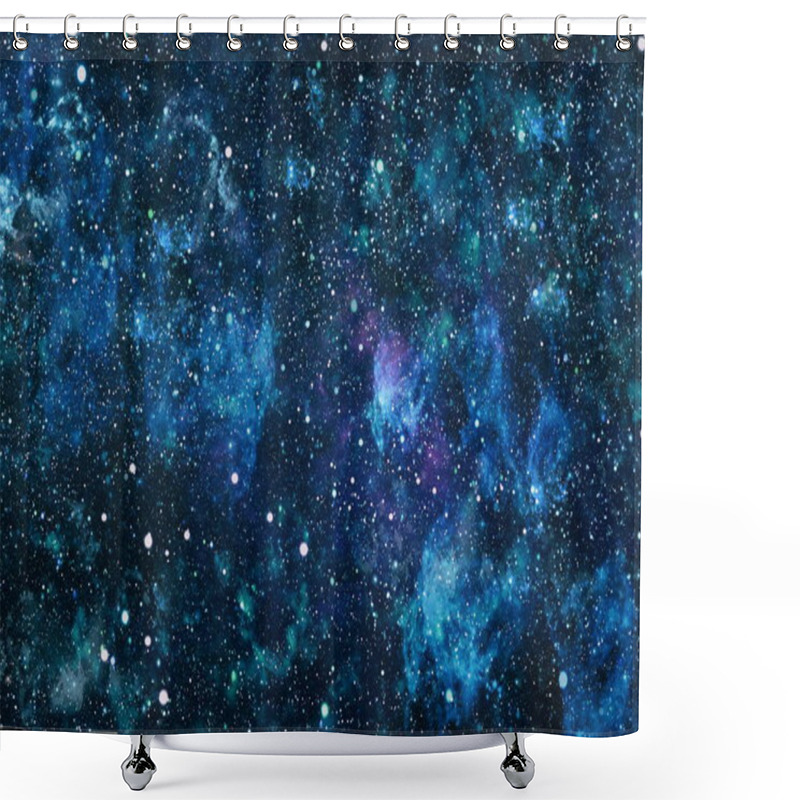 Personality  Futuristic Abstract Space Background. Night Sky With Stars And Nebula. Elements Of This Image Furnished By NASA Shower Curtains