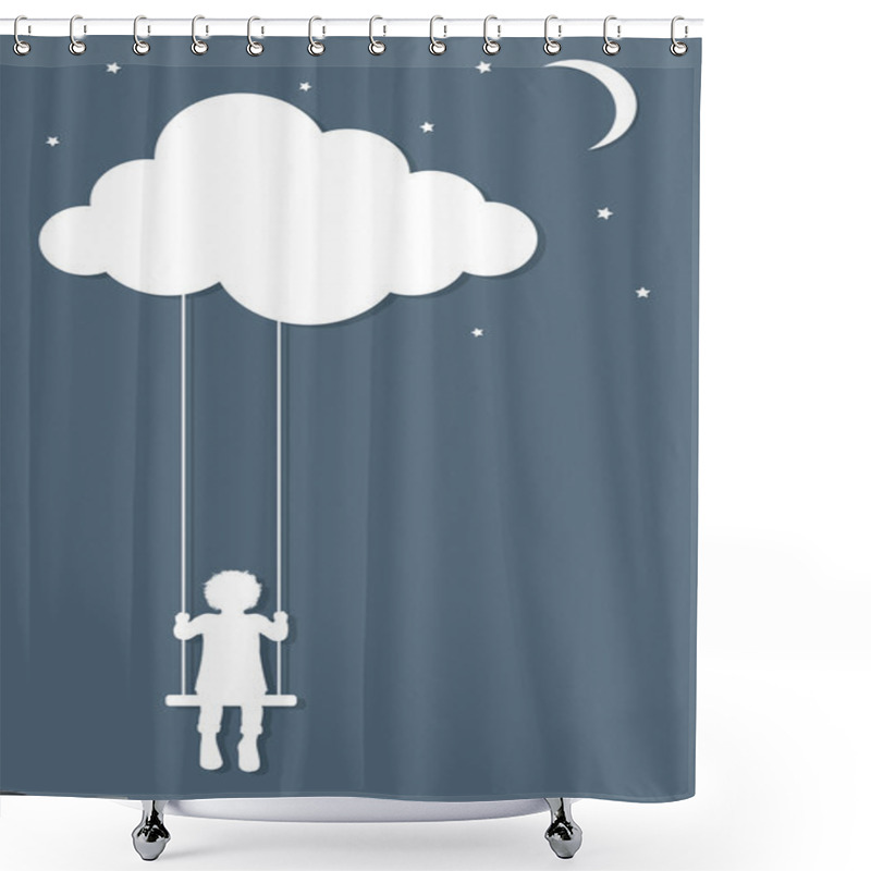 Personality  Dreaming Shower Curtains