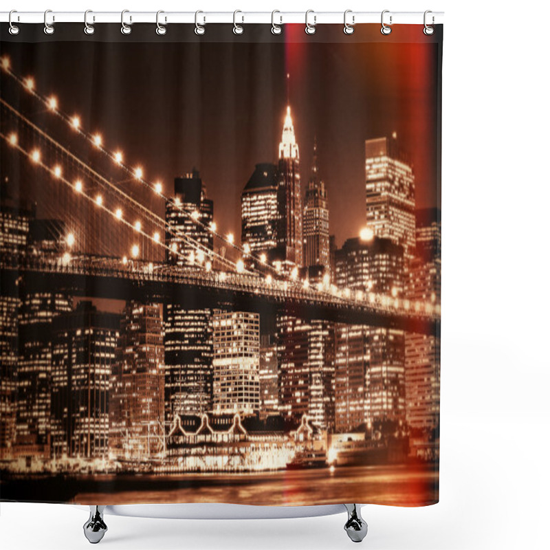 Personality  New York Skyline Shower Curtains